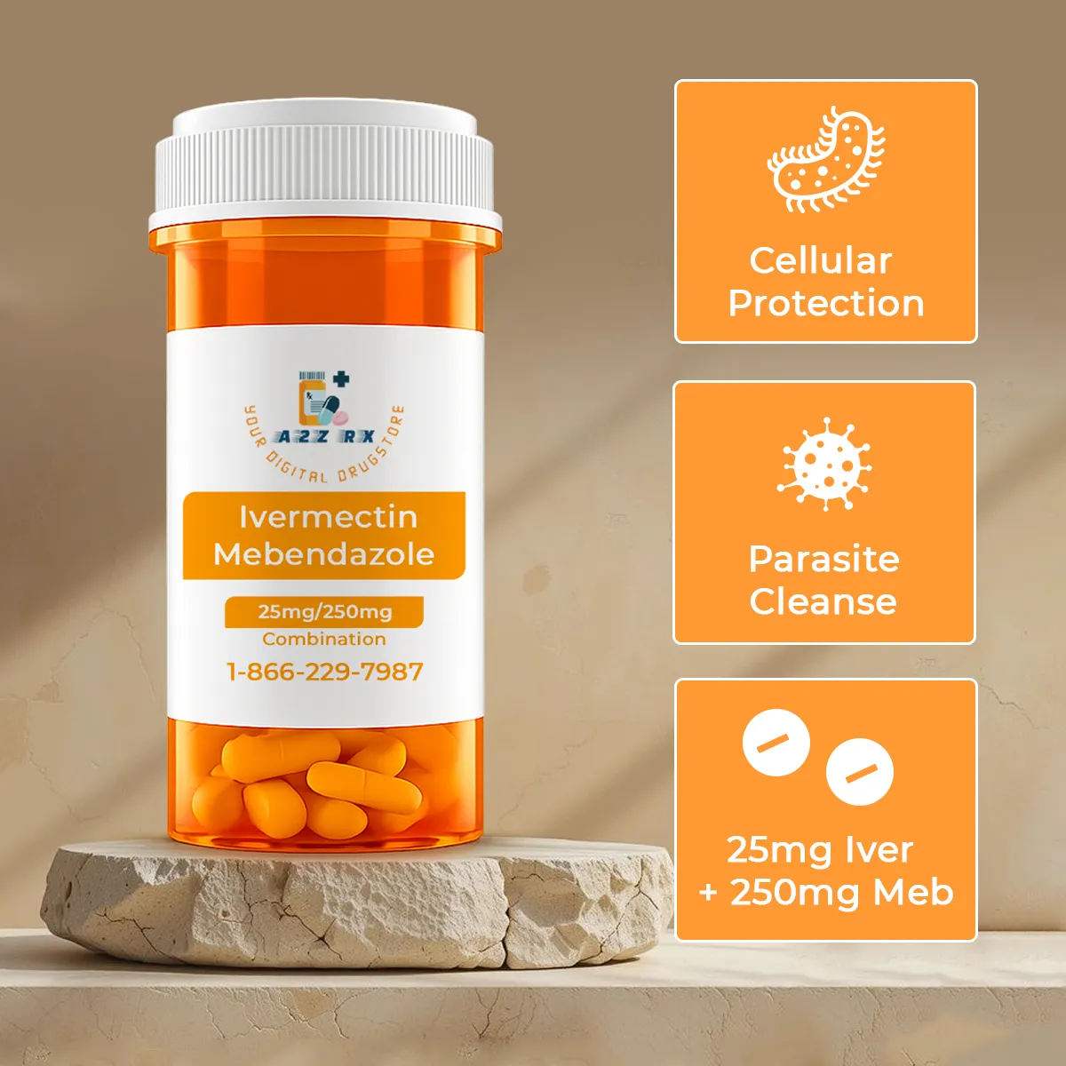 Ivermectin+Mebendazole Combination