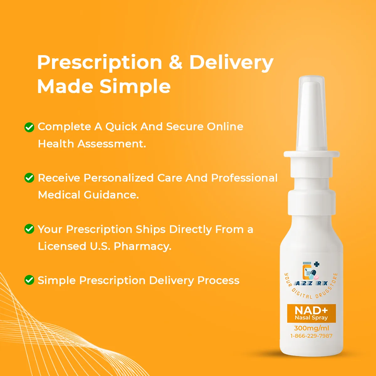 NAD+ Nasal Spray (300mg/ml)