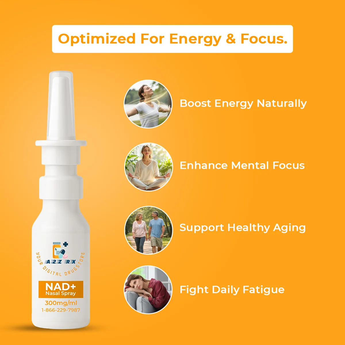 NAD+ Nasal Spray (300mg/ml)