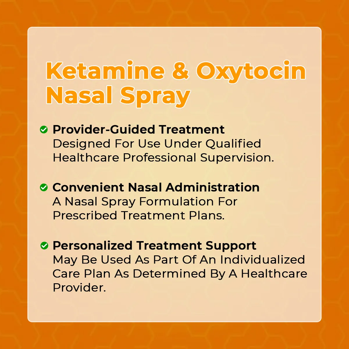 Ketamine 150mg/Oxytocin 50iu Nasal Spray 5